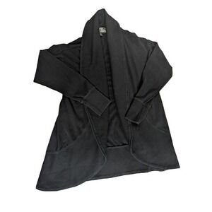Lauren Ralph Lauren Active Shawl Collar Cardigan Wrap Jacket Blue XS Cotton